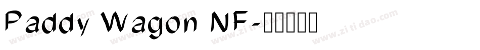 Paddy Wagon NF字体转换